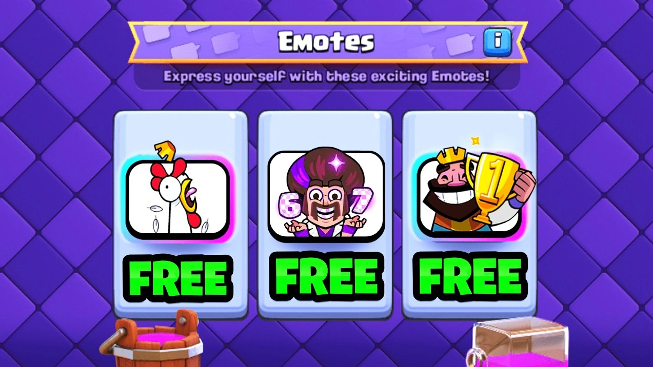 Emotes gratuitos que regala Supercell Clash Royale