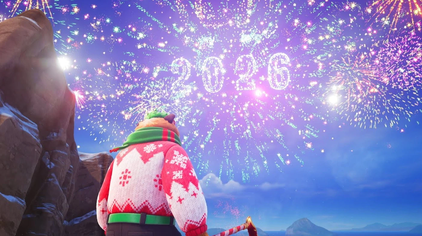 Año nuevo 2026 en Fortnite