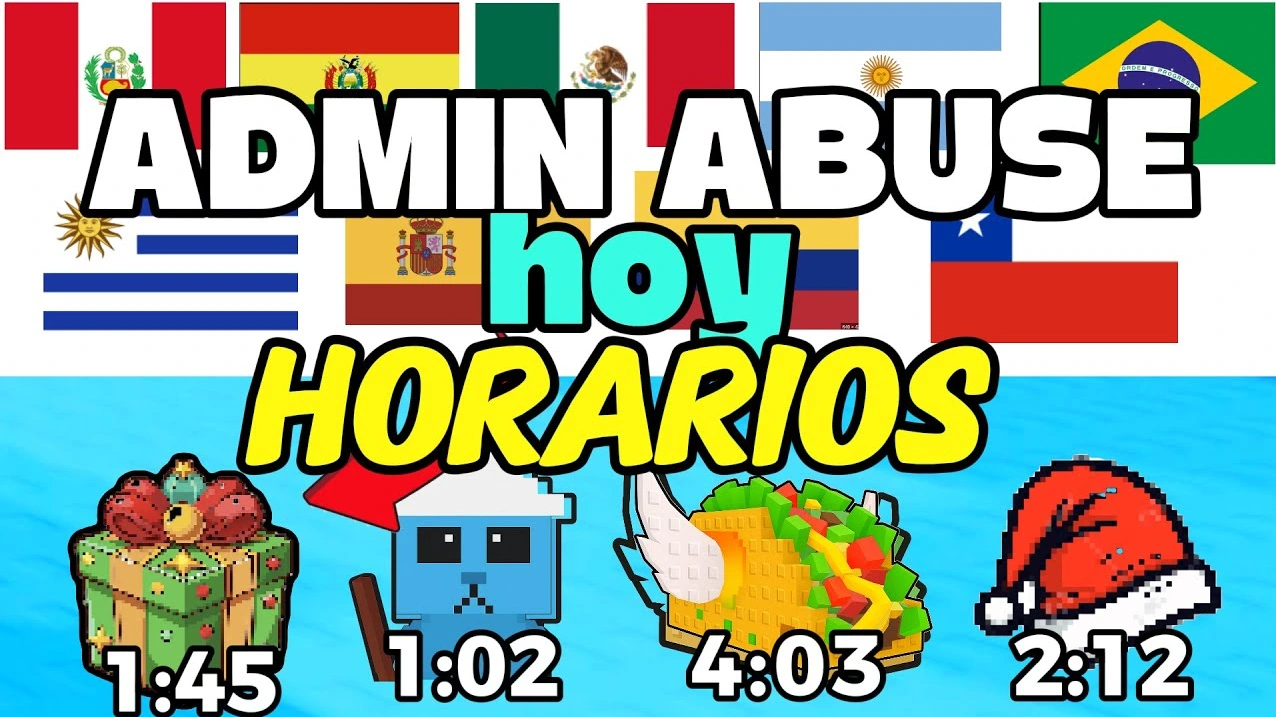 Horarios Admin Abuse diciembre 2025
