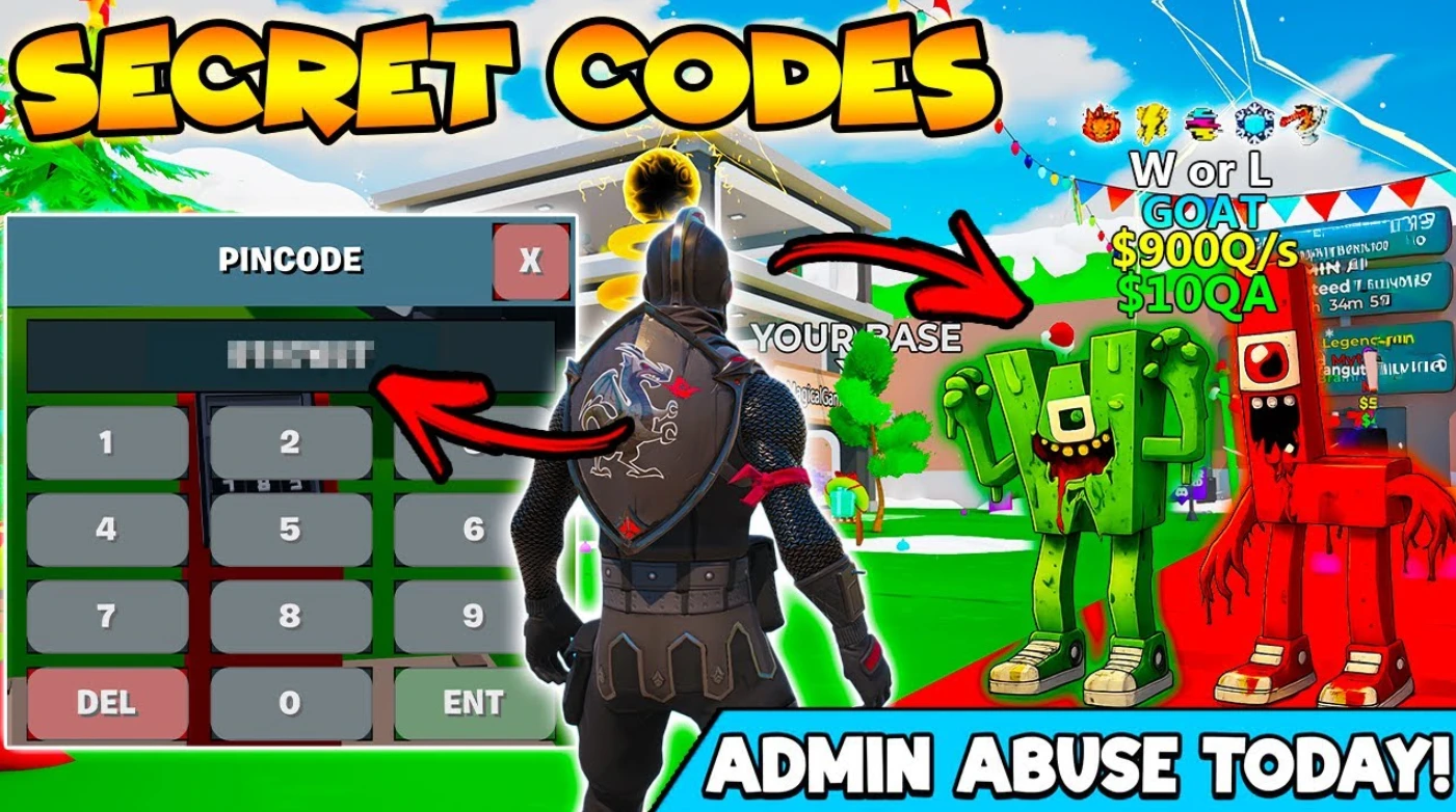 Códigos secretos de Fortnite Steal a Brainrot