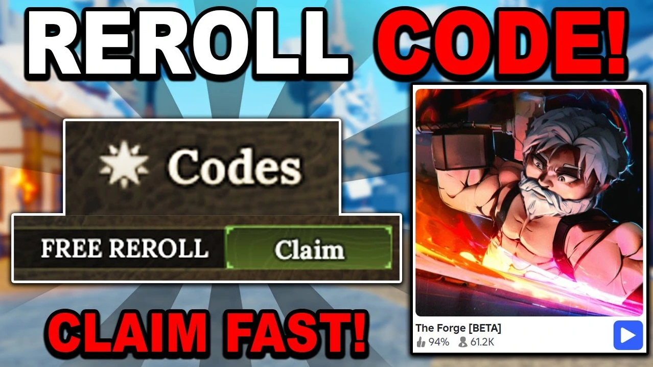 Nuevo código de reroll de The Forge