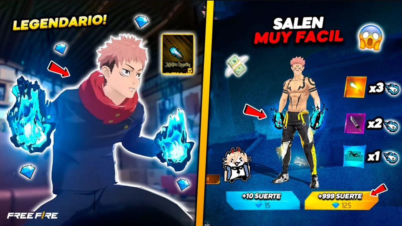 Puños divergentes en Free Fire